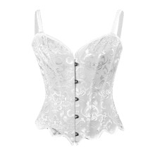 Women Vintage Shapewear Womens Vintage Off Shoulder Corset Bustier Lace Up Boned Overbust Corset Bustier Lingerie Bodyshaper Seamless Body Shaper