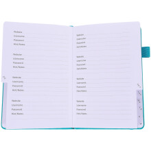 Moluckfu Telephone Book Blue for Phone Numbers 1Pcs 7.66X5.31X0.79in