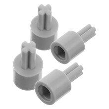 4pcs TT Motor Adapter Wheel Connectors Compatible with LEGO, Cross Shaft Coupling for DIY Robot & Smart Vehicle Projects