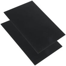 Heat Resistant Placemat Black 2Pcs 8.3X5.9In
