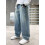 Jean ample doublé thermique pour garçon, bleu clair, taille 12-13 ans 4