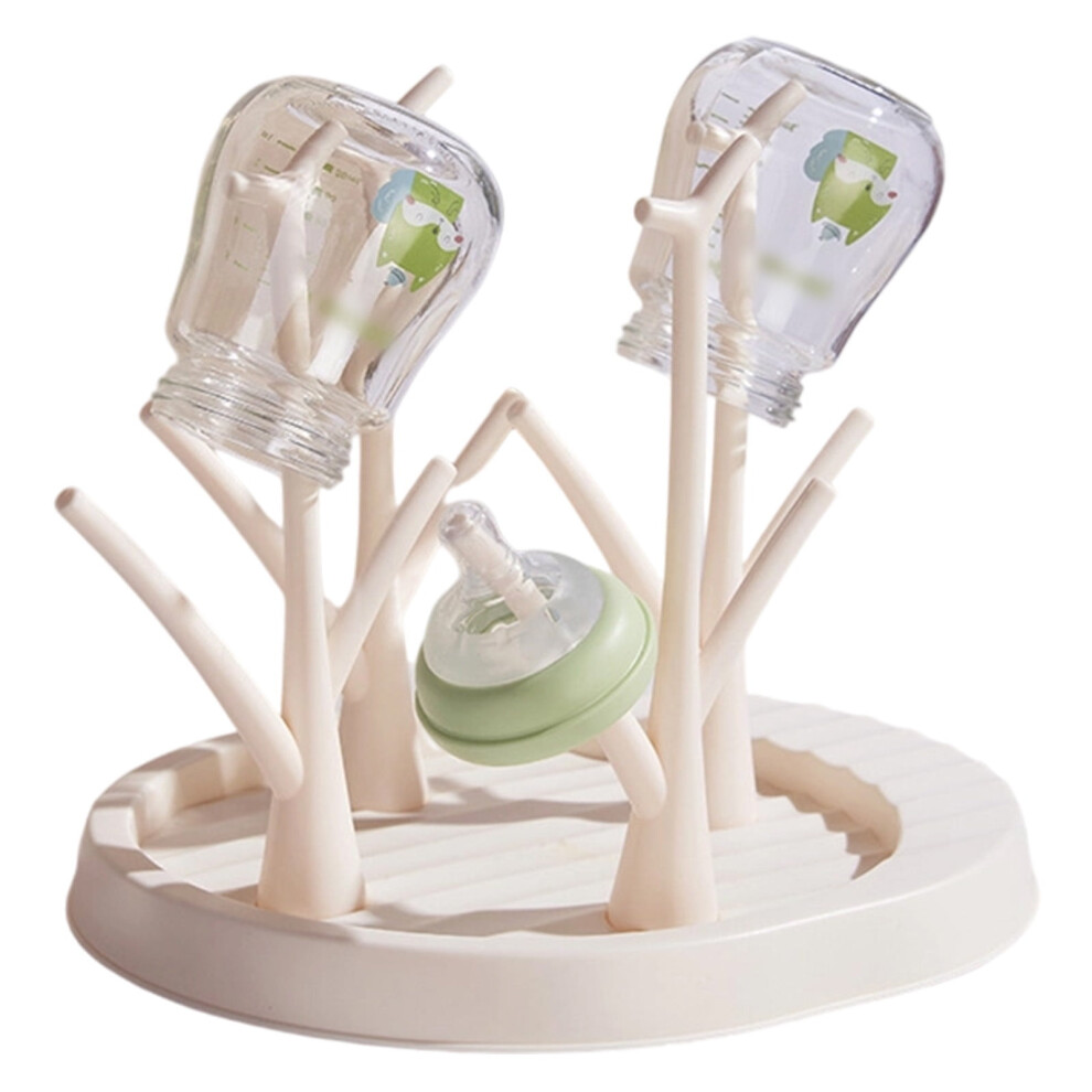 Bottle Drying Rack Organizer Stand | Space Saving Detachable Holder for Babies Bottles | Efficient Dryer and Organizer for Baby Accessories