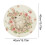 Ronde paasplacemat van polyester, 40 cm, meerkleurig. 3