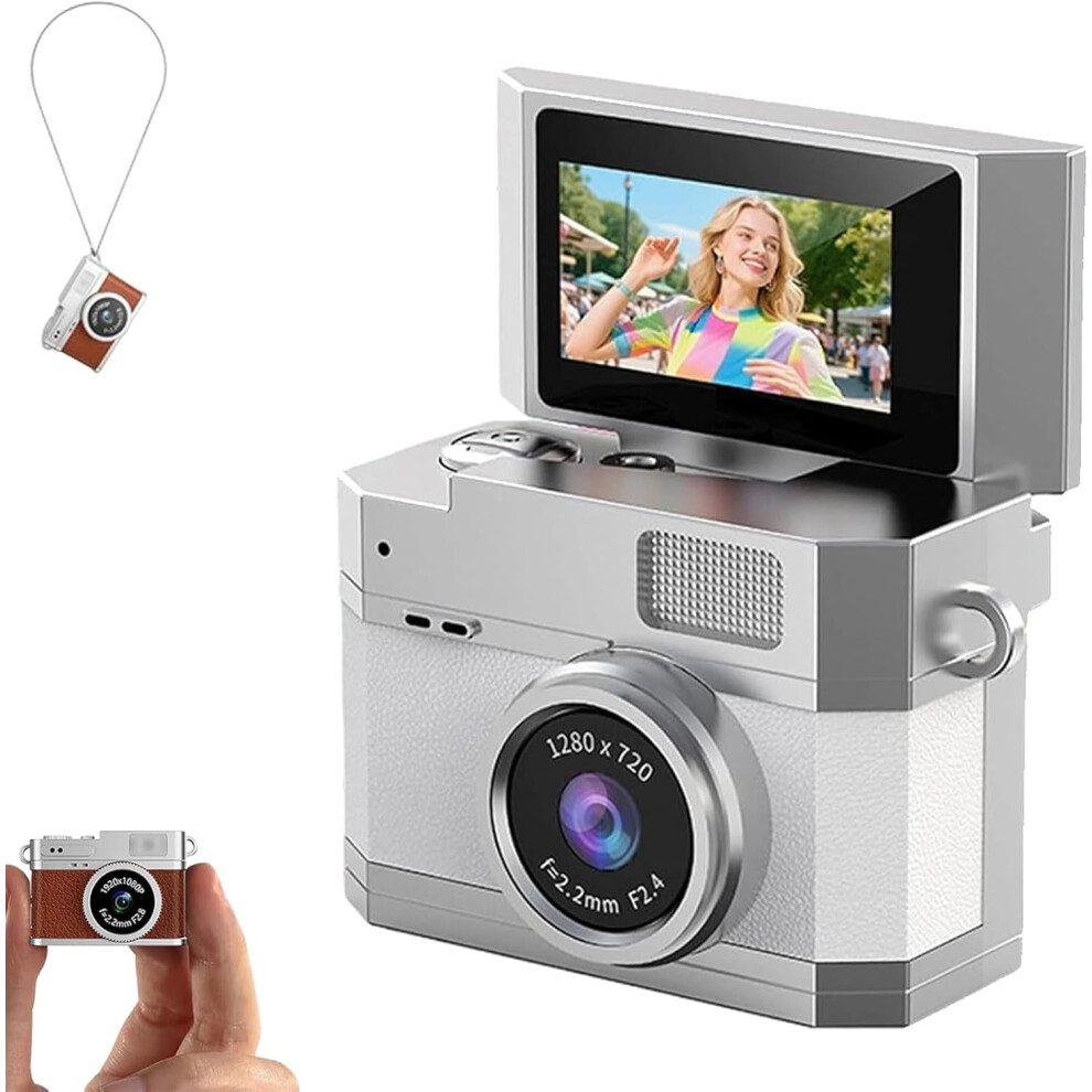 Flip-Screen Vlogging Kit Hd Pocket Camera 180 Selfie Lens 9401284048190
