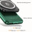 Încărcător wireless mini magnetic Power Bank 10000mAh cu LED 8