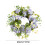 Artificial Flower Candle Ring – Floral Wreath Holder, 8cm 3
