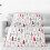 White Flannel Throw Blanket 40 x 50 in 1