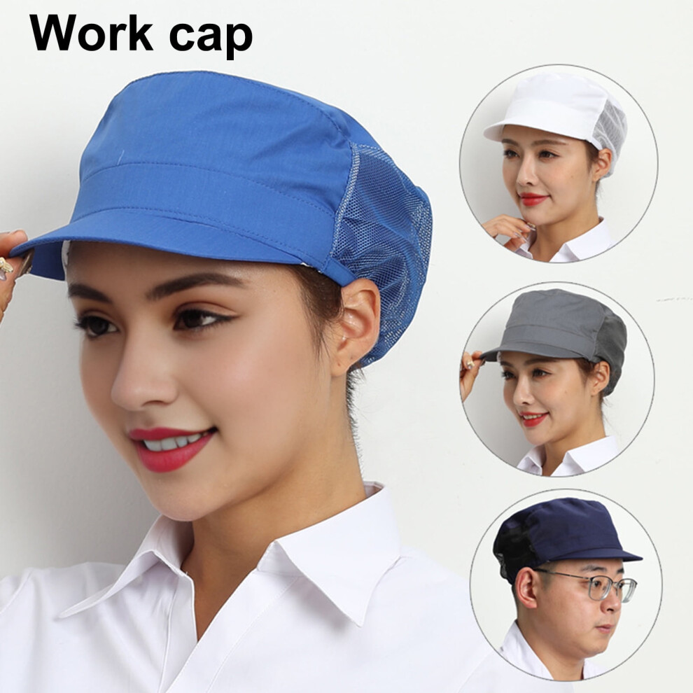 Chef Hat Kitchen Cooking Chef Cap Adjustable Food Service Hair Nets Reusable Washable Mesh Bouffant Beanie 9175034178726