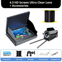 Fish Finder Underwater Visual HD Camera Underwater Temperature Sensing Late Night Vision Probe To See Fish Fishing Tool Winter Fishing Gift