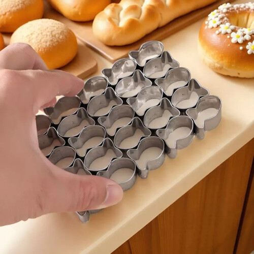 Bakeable Baking Mold Bone Cutting Machine Cutting Machine Bone Shaped For Non Stick Dough Stainless Baking And Cutting Machine 2