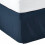 Bettrock, plissiert, Queen, Marineblau, Uni 1