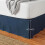 Bettrock, plissiert, Queen, Marineblau, Uni 4