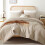 Olijfgroene kingsize dekbedset (3-delig) 1