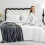 Witte microvezel dekbedset met kussenslopen 5