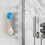 Flower Garland Hook Electroplated Polished Blue 1 Pack 4