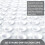 Tapis de bain antidérapant blanc 40 x 16 pouces 2