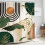Grönt Boho Duschdraperi 60x72 tum Polyester 4