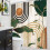 Grönt Boho Duschdraperi 60x72 tum Polyester 5