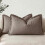 Fundas de almohada de algodón ramio con flecos, 45x45 cm (18x18"), juego de 2 1