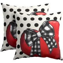 Conjunto de 2 capas de almofada de linho 45x45cm, estampa de eucalipto