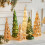 Glass LED Christmas Tree Lamp Warm White Battery Operated 2