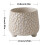 Pinecone Ceramic Storage Jar with 3 Legs 3