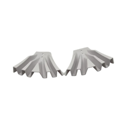 2 Pieces Downspout Diverters, Dispersion Extenders, Replacement Accessories with White 1