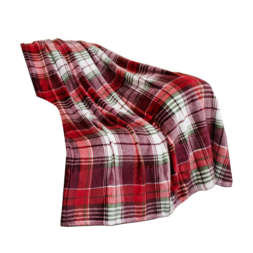 Christmas Flannel Blanket Red 70100cm 1
