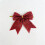 Mini fiocchi natalizi in raso rosso, 3,9x3,5 pollici, 6 pezzi 4