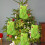 Grüner bestickter Weihnachtsstrumpf mit Buchstaben, 18 cm 4