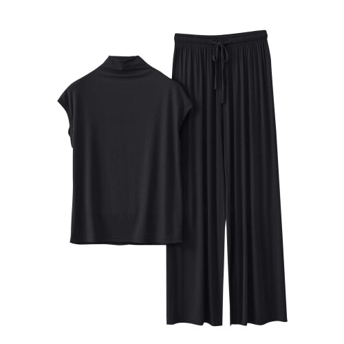 Women's Short Sleeve 2-Piece Lounge Set