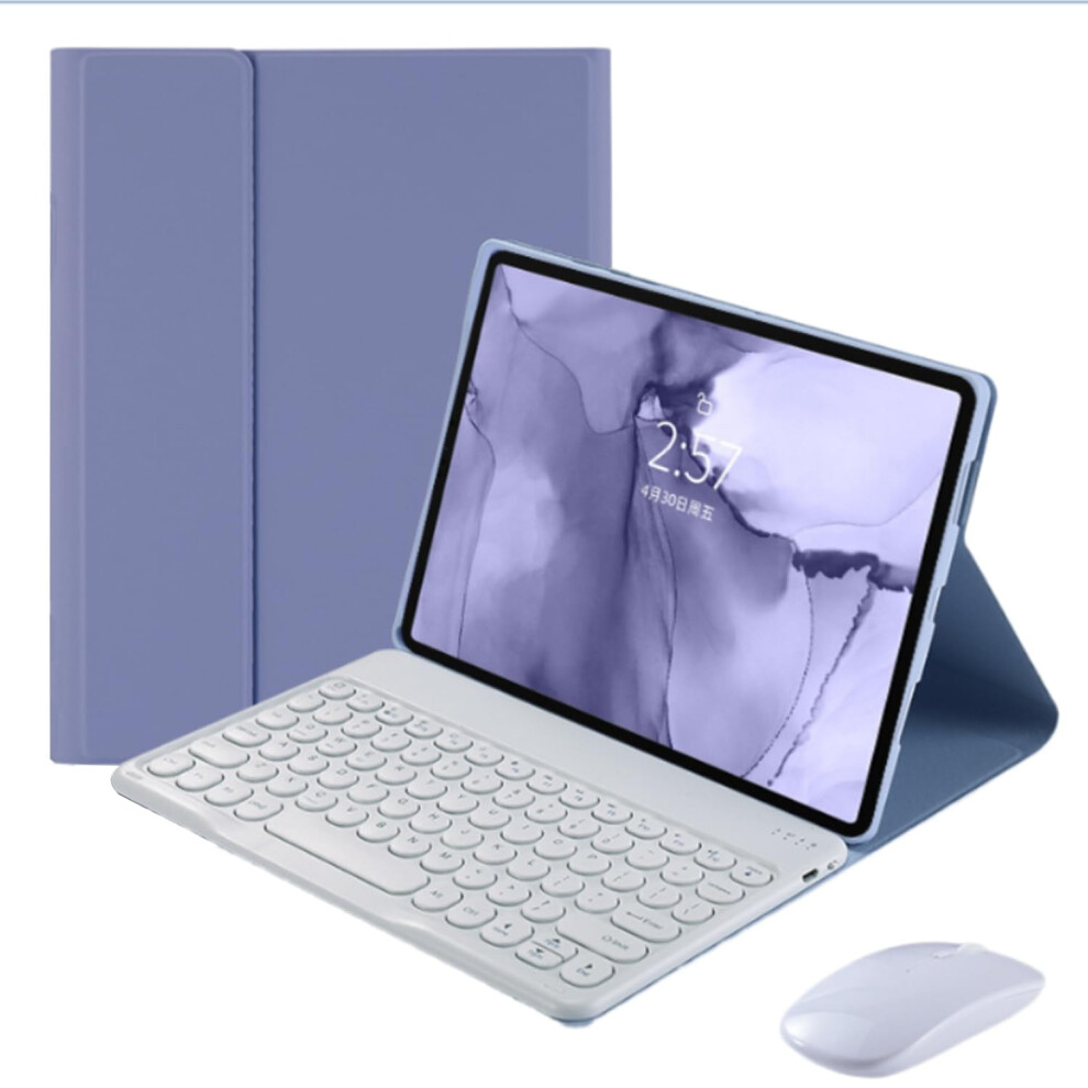 Folio Keyboard Case With Mouse Compatible With Lenovo Tab P11 2Nd Gen 11.5" (Tb350fu/Tb350xu) 2023, Magnetically Detachable 9357860777872