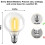 JINYUN-25-Pack Λαμπτήρες G40LED, Αδιάβροχοι και ανθεκτικοί στη θραύση, με δυνατότητα 1