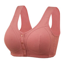Damen-BHs mit Knopfleiste vorne, bequeme, formende Oversize-BHs ohne Bügel, Größen 36-46