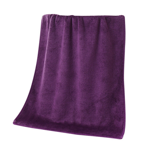 Serviette de bain en polyester rouge pastèque (1 pièce)