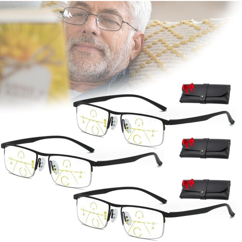 Solymall Intellireaders, Προοδευτικά Γυαλιά Ανάγνωσης Διπλής Χρήσης από Τιτάνιο Τρίτης
