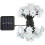 Φωτιστικά Sloar Flower String, LED Lotus Fairy Lights Αδιάβροχα Χριστουγεννιάτικα Φώτα Λουλουδιών 8