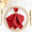 BalsaCircle 20 Pieces 17" Red Polyester Luncheon Napkins Wedding 1