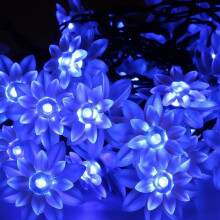 Lampki solarne LED Lotus, wodoodporne, 50 lub 20 diod LED