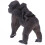 Statuetta realistica di gorilla con cuccioli da 7,6 cm (3 pollici). 8