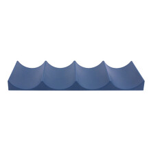 11.54in Plastic Wine Rack - Stackable & Stable for Home & Kitchen Storage Dark Blue