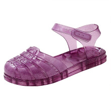 Ediodpoh Kids Girl Jelly Sandals Girls Closed Toe Summer Dress Shoes Beach Flat Sandals Kids Shoes 11