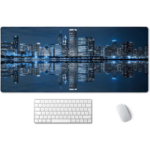 Μεγάλο Gaming Mouse Pad (35,5x15,7 ίντσες), Αντιολισθητική Βάση από Λαστιχένιο Υλικό,