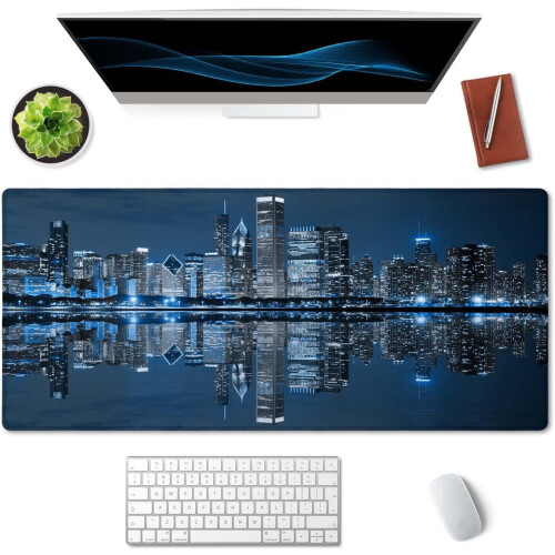 Μεγάλο Gaming Mouse Pad (35,5x15,7 ίντσες), Αντιολισθητική Βάση από Λαστιχένιο Υλικό, 2