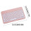 Retro Wireless Bluetooth Keyboard – Mini Compact Typewriter Design, Quiet Typing, Stable Connection for Laptop, Tablet, Phone – Compatible with 3