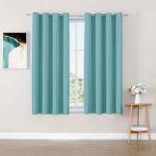 Verdunkelungsvorhänge, Thermovorhänge, 42 x 63 Zoll, 2-teiliges Ösen-Set