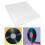 Conjunto com 50 capas protetoras transparentes para discos de vinil de 7 polegadas. 7