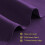 Κουρτίνες συσκότισης Royal Purple 34x60 ίντσες, με ροδέλα, 2 4