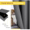 Blackout Curtains 34" x 60" Pair with Silver Grommets 3