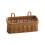 Panier de rangement mural en rotin marron 1